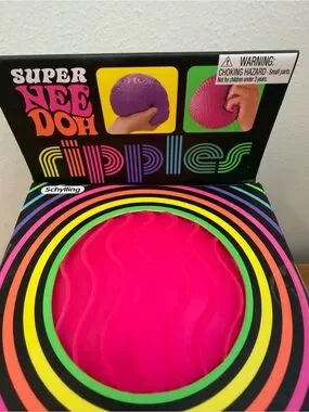 Needoh Ripples Pink Schylling | Toys | Super Needoh Ripples Pink Squishy Squeezy Sensory ...